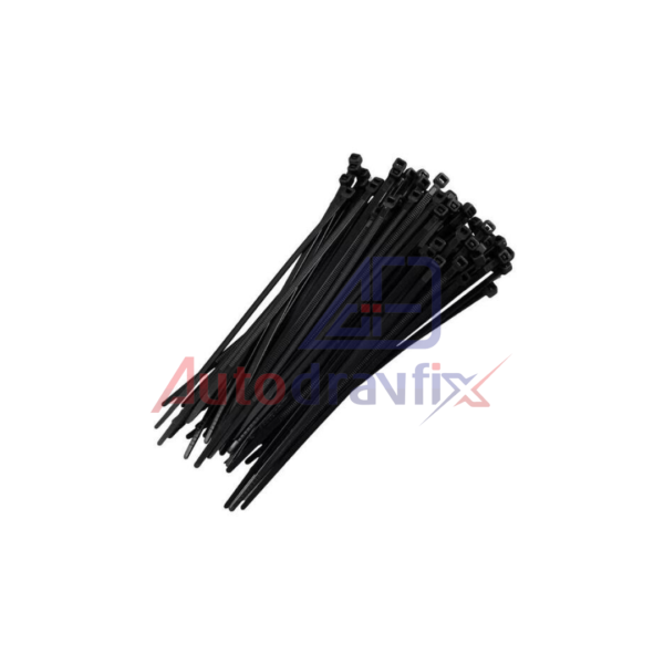C12clip6p Abraçadeira De Nylon C12clip6 Preta Sdm 120 X 4,6mm