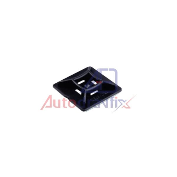Fixador Auto Adesivo 25x25 Preto
