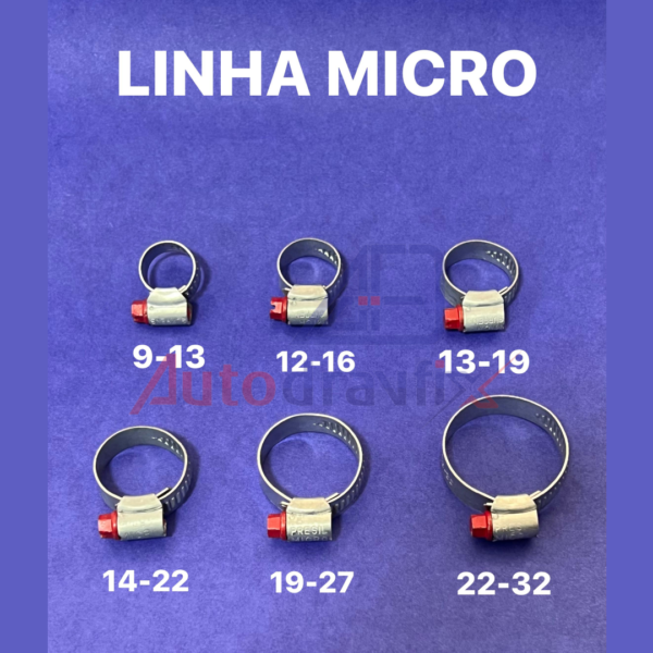 Abraçadeira Flexil Carbono Sp 14,0 - 22,0mm (larga) - Fab1422p - Image 2