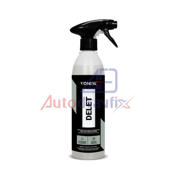 Delet Limpador Para Pneus E Borrachas 500ml Vonixx