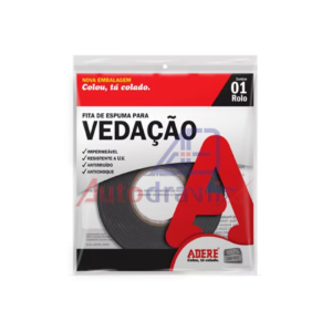 Espuma De Vedação Cinza Adere E-104 19mm X 5m