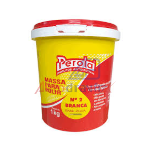 Massa de polir base água 1kg Pérola