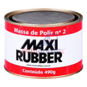 Massa de polir nº2 base solvente 490g MaxiRubber