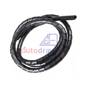 Organizador De Cabos 12,7mm Preto 1/2 Polegada