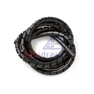 Organizador De Cabos 6,4mm Preto 1/4 Polegada