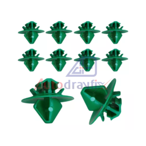 P74vd Grampo Do Friso Lateral Da Porta Dianteira E Traseira Citroen Verde