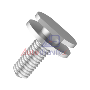 Parafuso Sextavado M6x18 Mold P.lama Uno Novo/Doblo/Palio Novo/Siena (PF68)