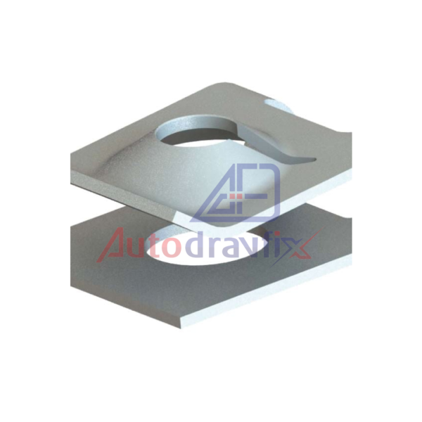 Porca Rápida 4,2x11x13 das molduras externas golf/jetta (T27)