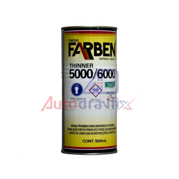 Thinner 6000 Limpeza E Diluição Farben 900ml