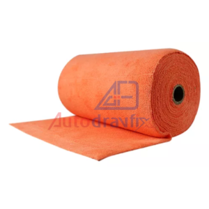 Bobina de toalha de microfibra 30x30cm 260gsm Laranja Kers