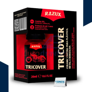 Tricover vitrificador para metais, plásticos e borrachas 20ml Razux