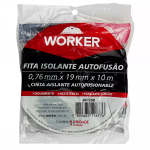 Fita Isolante Autofusão 19x05m Worker